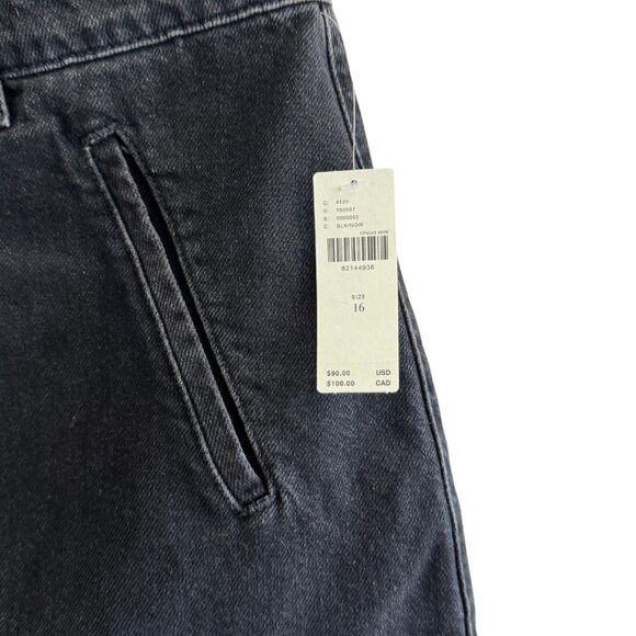 Pilcro Black Denim Mini Skirt - Picture 6 of 8